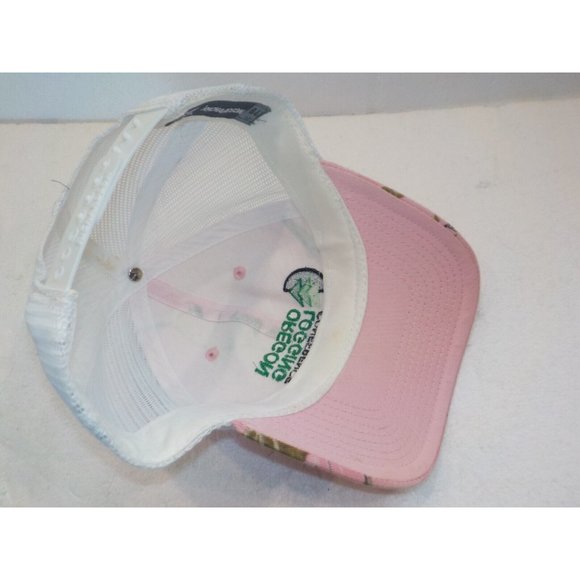 Oregon Logging Conference Pink Camouflage Realtree Camo Trucker Hat Ball Cap - Picture 5 of 7